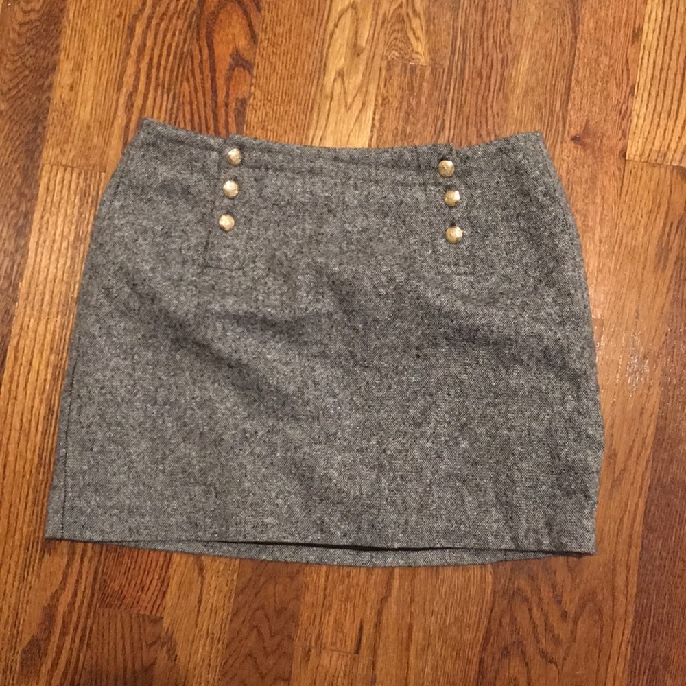 MADEWELL SEZANE Léonie herringbone 2 skirt - Picture 3 of 8